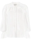 ETRO SHEER EMBROIDERED BLOUSE,13577980815199224