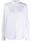 BRUNELLO CUCINELLI BRUNELLO CUCINELLI WOMEN'S WHITE COTTON SHIRT,M0091NH736CC647 M