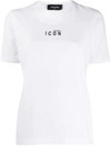 Dsquared2 White Cotton Icon T-shirt In White