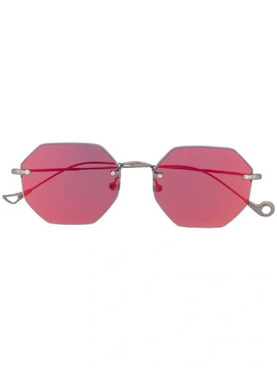 Eyepetizer Oscar Gunmetal Sunglasses In Silver