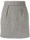 ALEXANDRE VAUTHIER HOUNDSTOOTH FITTED SKIRT