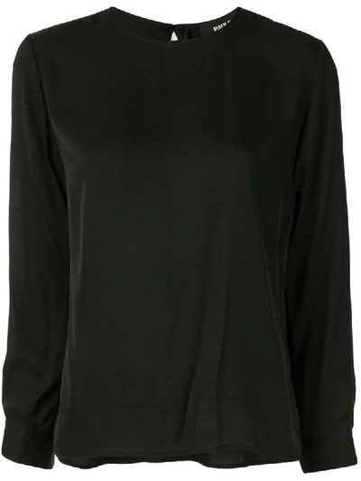 Paule Ka Long Sleeve Blouse In Black