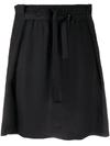 ANN DEMEULEMEESTER FRONT-GATHERED SKIRT