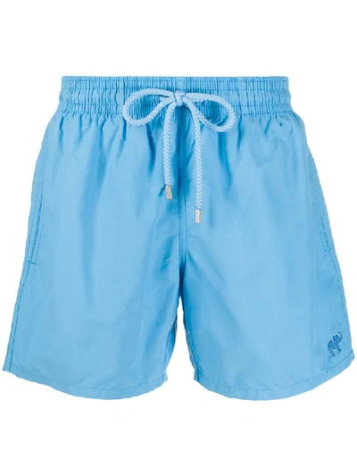 Vilebrequin Elephant Patch Swimming Shorts In Blue