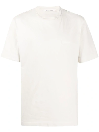 Alyx Logo-patch Boxy T-shirt In Neutrals