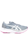 Asics Novablast Lace-up Sneakers In Grey