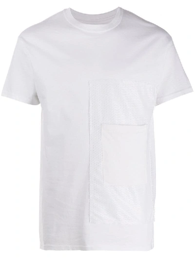 Corelate Mesh Panel T-shirt In White