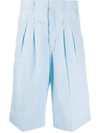 MAISON KITSUNÉ PLEATED BERMUDA SHORTS