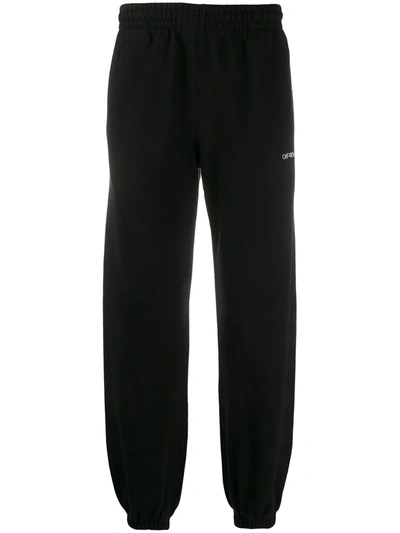 Off-white Textured Arrow Track Pants - 黑色 In Black
