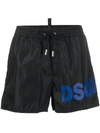 DSQUARED2 LOGO PRINT SWIM SHORTS