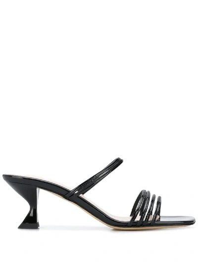 Kalda Simon 45mm Strappy Sandals In Black