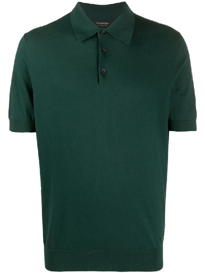 Ermenegildo Zegna Klassisches Poloshirt In Green