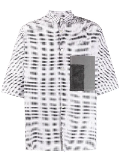 Corelate Striped Shirt In White