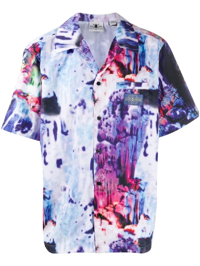 Daily Paper Abstract Print Shirt In Purple