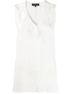 ANTONELLI SLEEVELESS CRINKLED BLOUSE