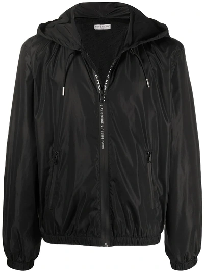 Givenchy Logo Lightweight Jacket In Black