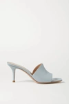 GIANVITO ROSSI 70 LEATHER MULES