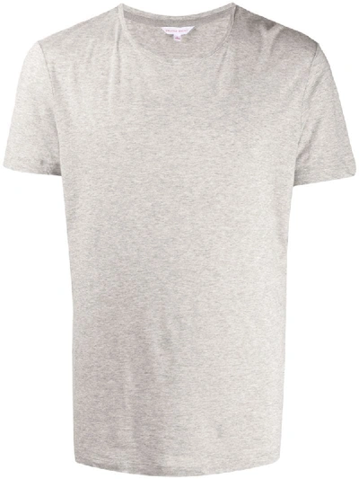 Orlebar Brown Melange T-shirt In Grey