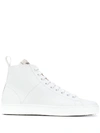 VIVIENNE WESTWOOD LACE-UP HIGH-TOP SNEAKERS