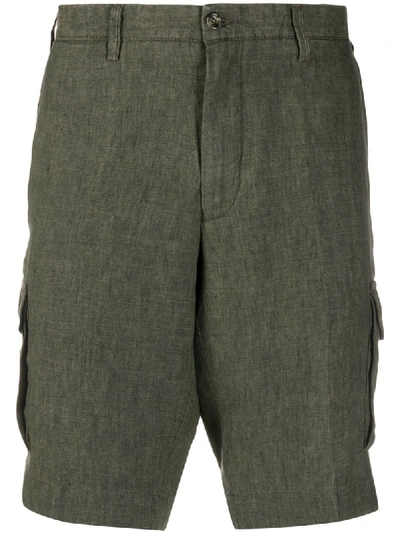 Barba Classic Army Shorts In Green