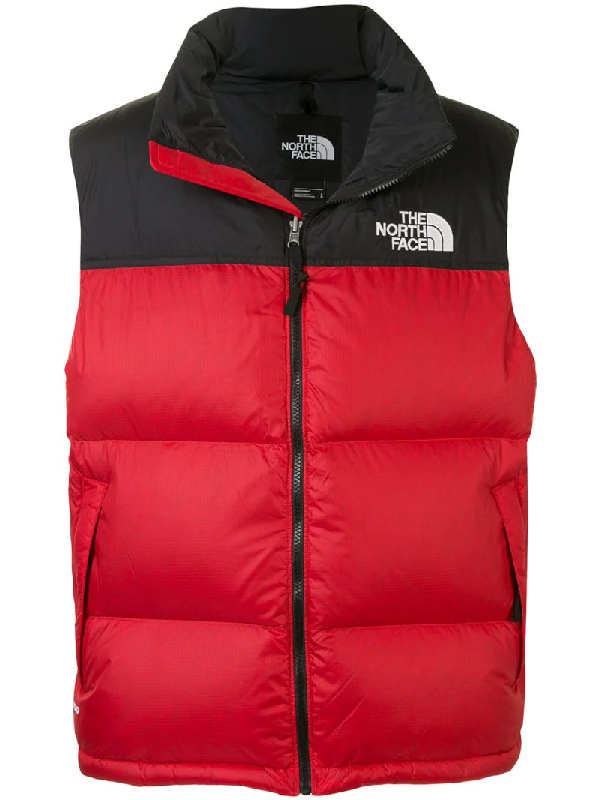 the north face nuptse red