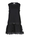 Red Valentino Short Dress In Black