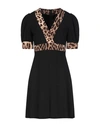 Dolce & Gabbana Short Dresses In Black