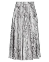 MSGM MSGM WOMAN MIDI SKIRT IVORY SIZE 8 POLYESTER,35437256NC 4