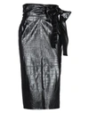 Msgm Midi Skirts In Black