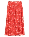 Elisabetta Franchi Midi Skirts In Red