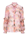 PETER PILOTTO PETER PILOTTO WOMAN SHIRT PINK SIZE 6 SILK,38920210TE 7