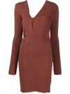 BOTTEGA VENETA CUT-OUT KNITTED DRESS