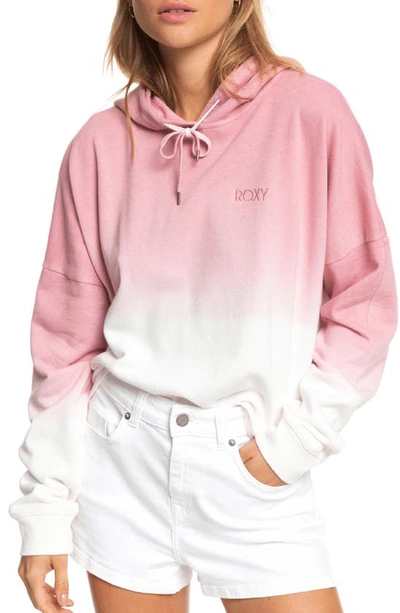 Roxy Juniors' Down The Coast Dip-dyed Hoodie In Lilac