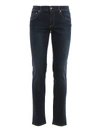 DOLCE & GABBANA DG CROWN EMBROIDERY SKINNY JEANS