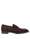 Santoni Loafers In Brown