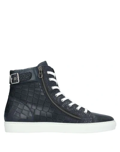 Doucal's Sneakers In Dark Blue