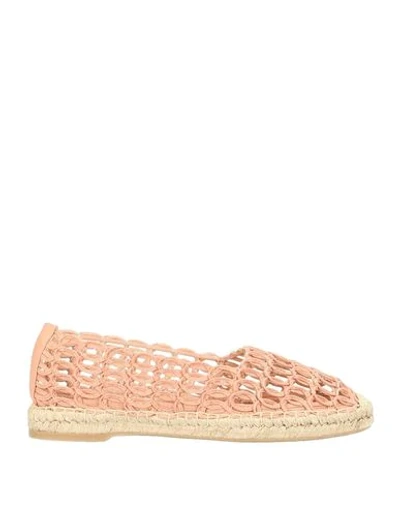 Charlotte Olympia Espadrilles In Pastel Pink