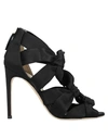 ALBERTA FERRETTI ALBERTA FERRETTI WOMAN SANDALS BLACK SIZE 5 TEXTILE FIBERS,11858432HI 3