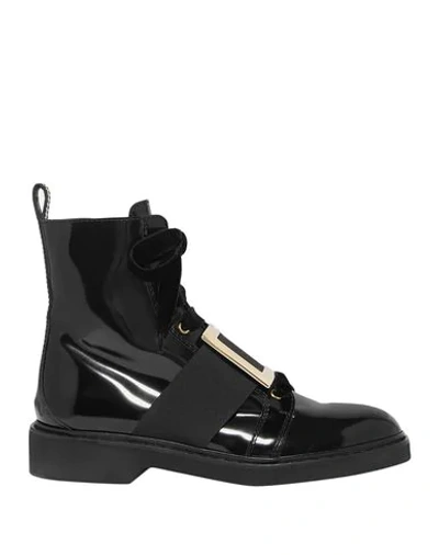 Roger Vivier Ankle Boots In Black