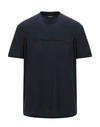 Giorgio Armani T-shirt In Dark Blue