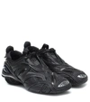 Balenciaga Black Tyrex Sneakers In Black