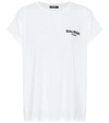 BALMAIN LOGO COTTON-JERSEY T-SHIRT,P00484262