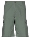 Carhartt Shorts & Bermuda Shorts In Military Green