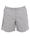 Alexander Mcqueen Swim Trunks In White