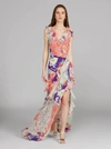 ETRO PATCHWORK PRINT AND RUCHE DRESS