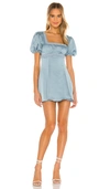 mini dress with long puff sleeves Wondrous Romance Long Puff Sleeves Mini Dress