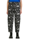 BALENCIAGA BALENCIAGA PARIS ALLOVER LOGO PANTS