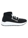 ROBERTO CAVALLI SPORT KNIT SOCK RUNNERS,0400012501936