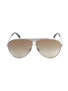 GIVENCHY 66MM AVIATOR SUNGLASSES,0400011956717