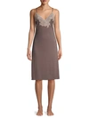 Natori Luxe Shangri-la Nightgown In Blue